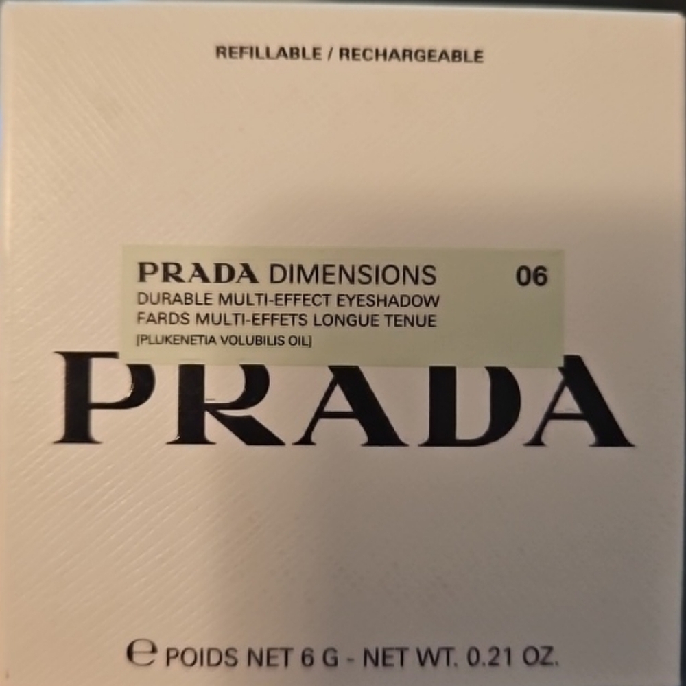 Prada Dimensions Eye Shadow Quad 06 Pulp Refillable Compact